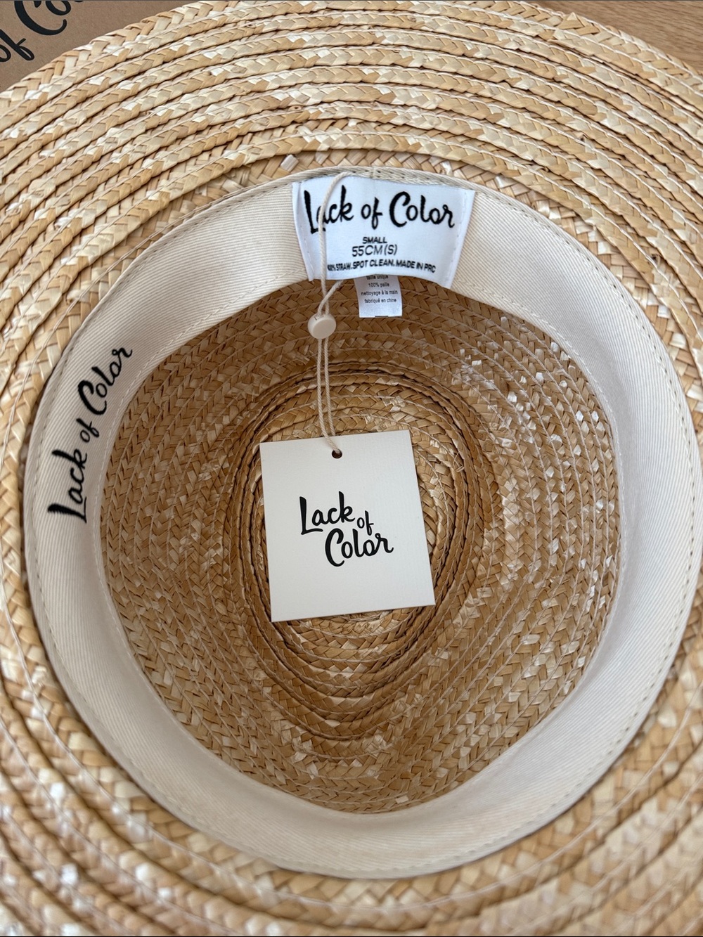 Lack of Color Natural Straw Hat The Spencer Fedora - Picture 2 of 3